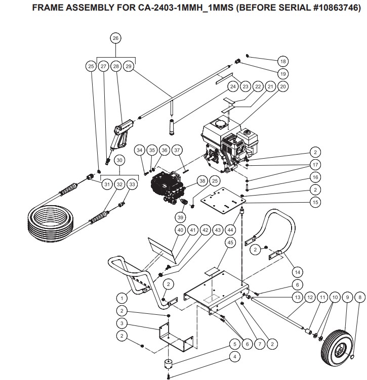 MITM ca-2403-1mms replacement parts